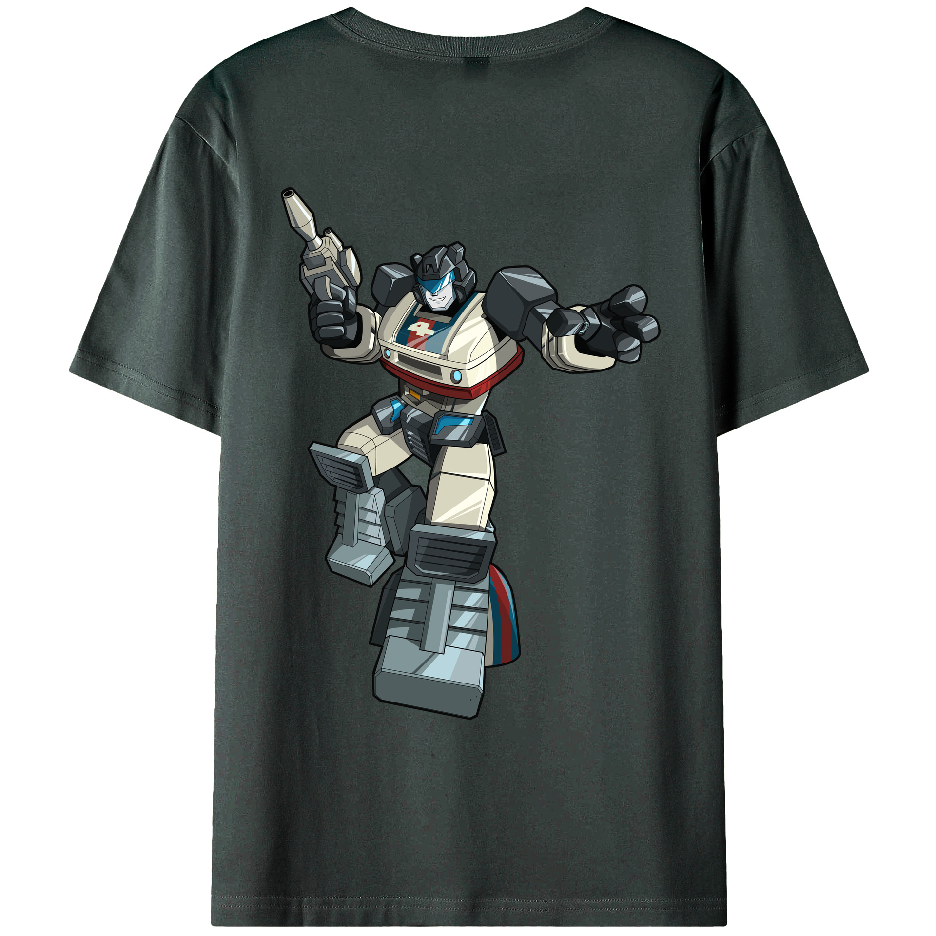 （画像用）  綿100％ メンズ半袖Tシャツ（バックプリント） 通気性